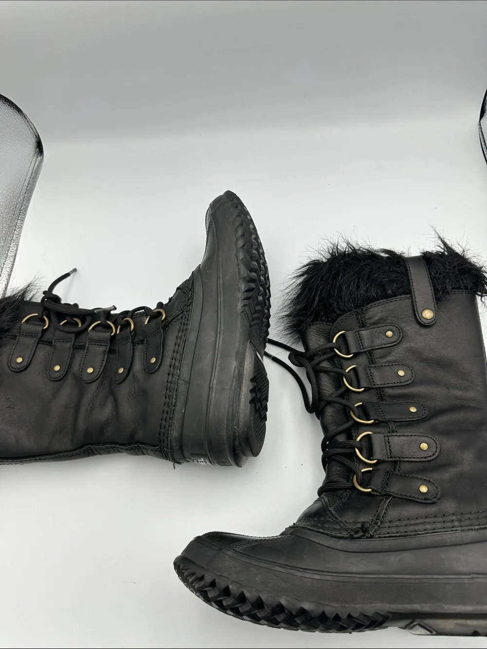 Sorel Joan Of Arctic Premium Leather Winter Boots Sz7